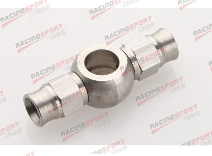 

Stainless Steel 11.2mm (7/16") Eye Banjo To Double AN-3 Hose End Brake Fittings