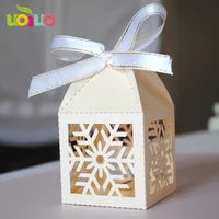 hot sale special design box snowflake for chrismas day candy and chocolate box with fast shipping and best service