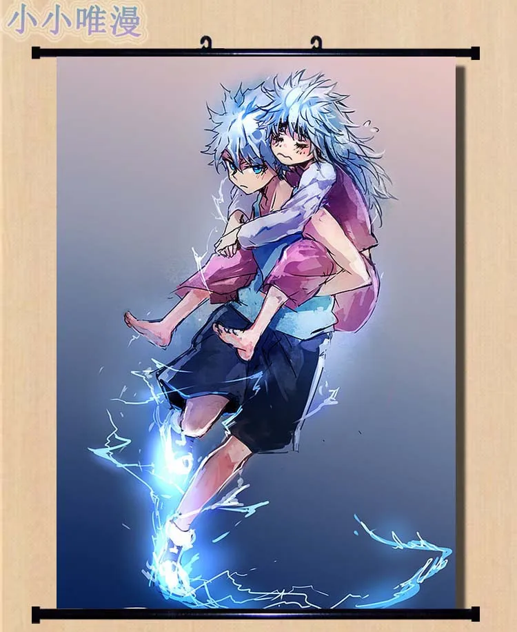 Японские декоративные картины аниме Hunter x cool boy персонажи Killua Zoldyck домашний декор