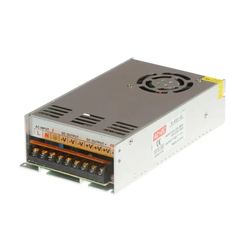 Импульсный источник питания DC48V 10A 480W трансформатор для 5050 5730 5630 3528 светодиодный