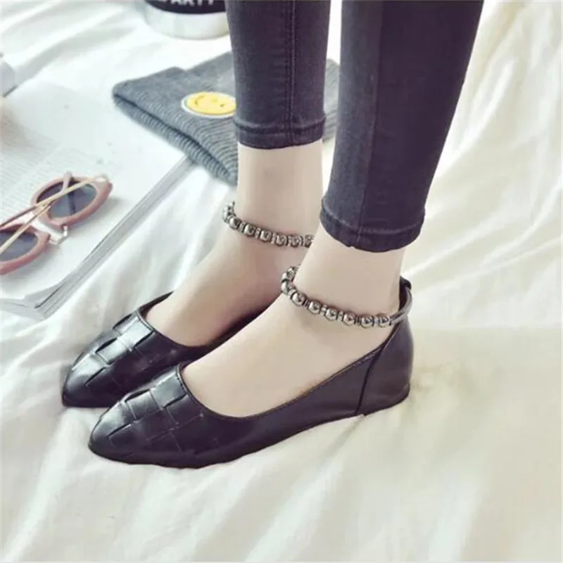 Мода слово пряжки жемчужные цепочки скольжения на лодыжки обувь 2017 новый отметил