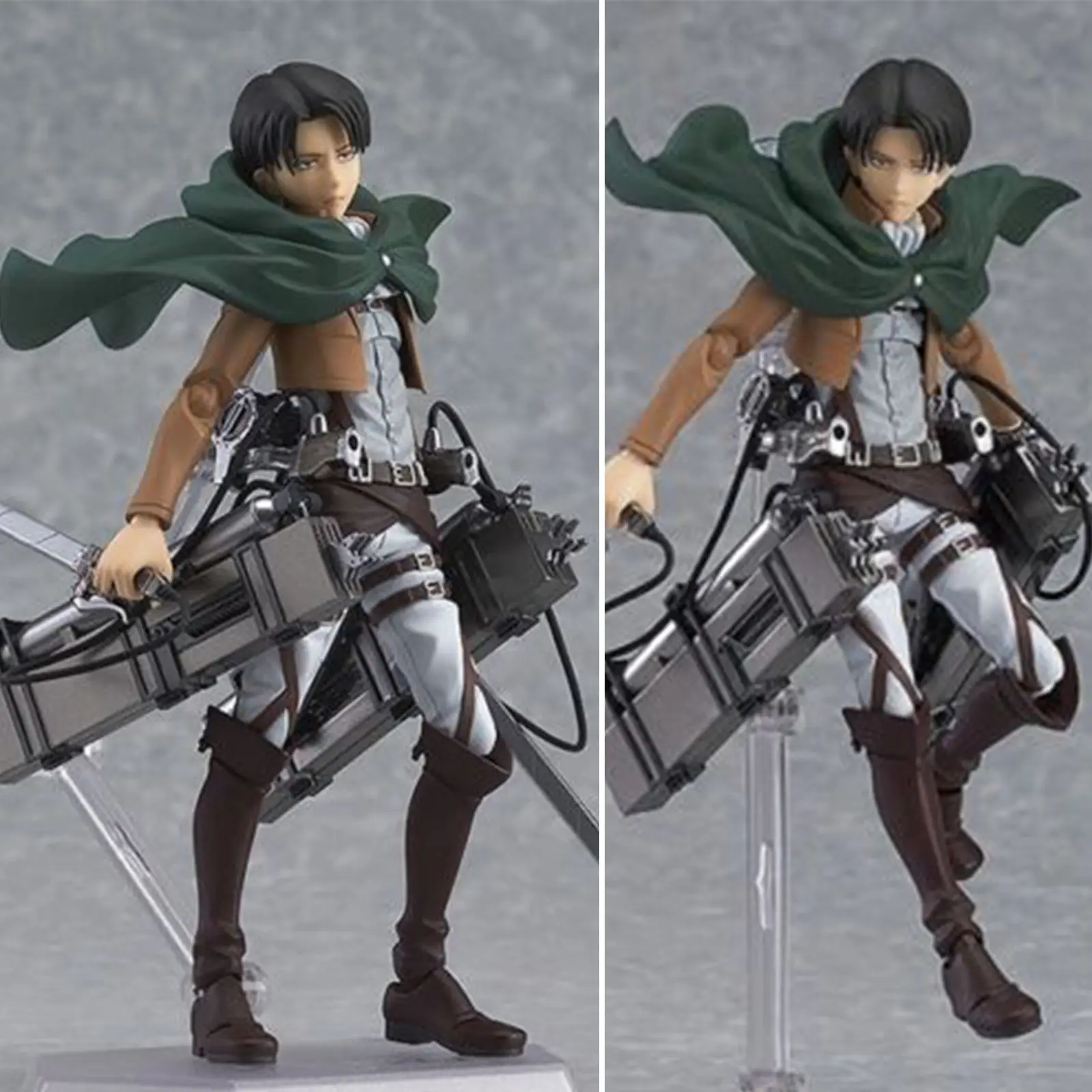Атака на Титанов Shingeki Nendoroid Figma Леви Mikasa Эрен фигурку Статуэтка аниме Рисунок