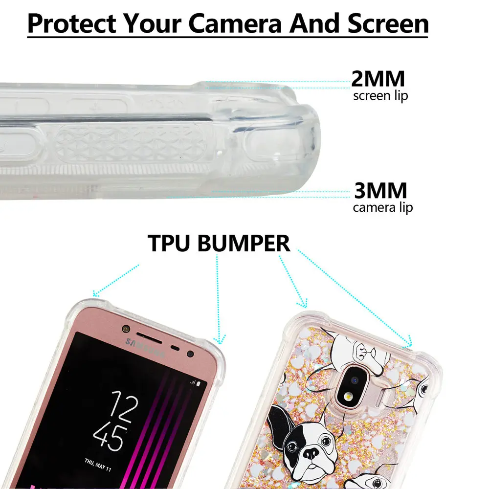Чехол с единорогом для Samsung Galaxy J2 2018 J250 J250F/DS SM-J250F/DS Pro динамический мягкий чехол