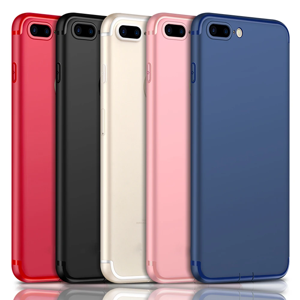 Силиконовый чехол для iPhone X 8 Plus мягкий карамельный цвет встроенный пылезащитный