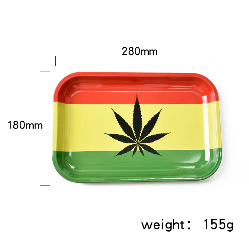 28cm*18cm Rolling Tray for Rolling Paper Tobacco Cigarette Smoke Water Smoking Pipe Herb Grinder Accessories Hookah Chicha