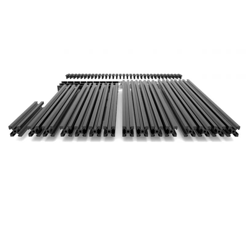 Полностью черный экструзионный 3D принтер Hypercube с металлической рамой и