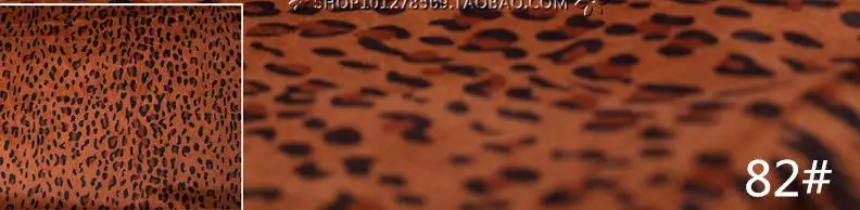 JaneYU принт с животными короткая плюшевая ткань Тигр Леопард принт Зебра Корова ткань дикарь сценическое платье ткань - Цвет: as picture