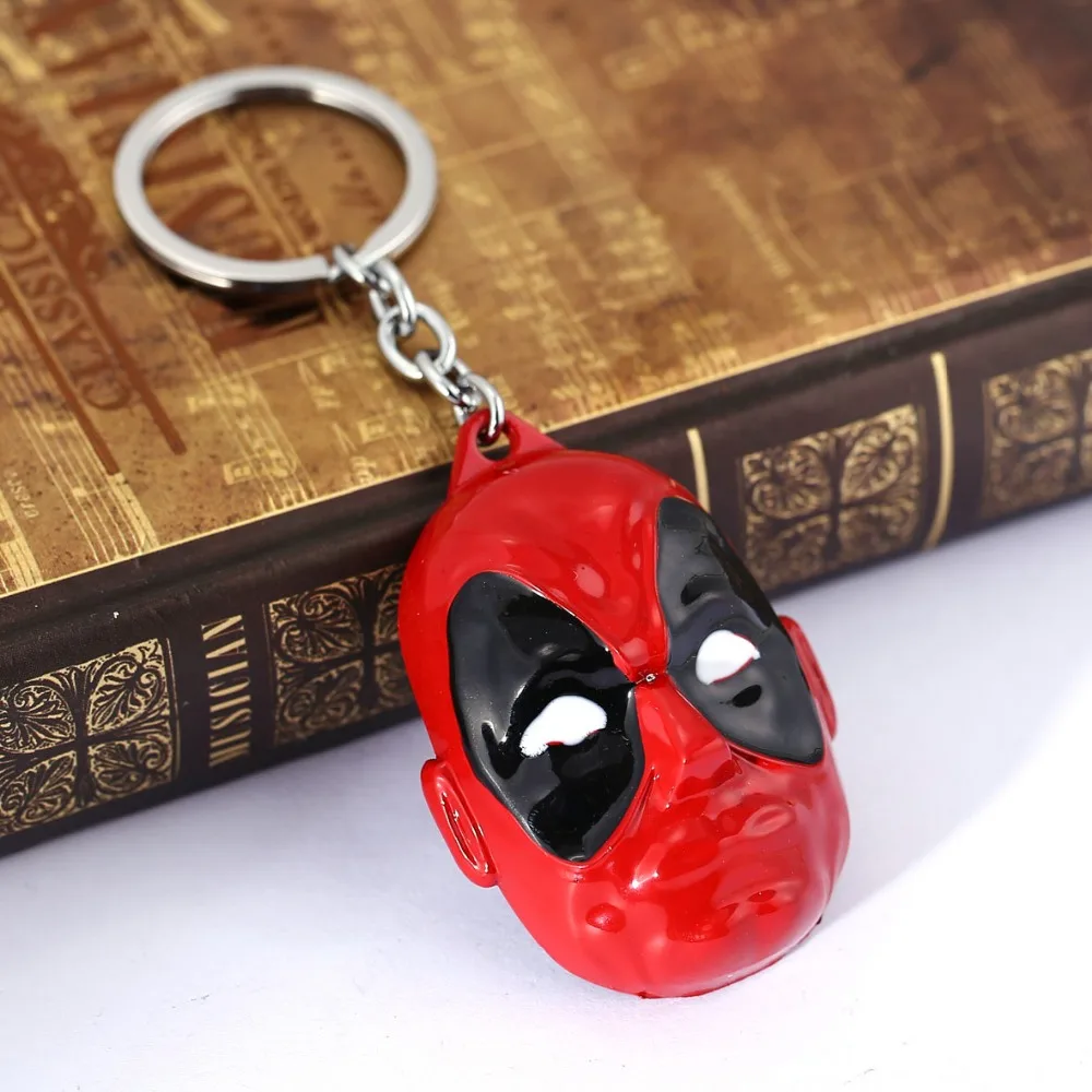 Брелок для ключей H &amp F с логотипом в виде маски супергероя дэдпол мертвой