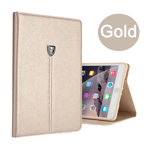 XUNDD для ipad Air Роскошные благородные серии бизнес противоударный Флип PU кожаный смарт-чехол для ipad 5 защитный чехол-подставка - Цвет: Gold