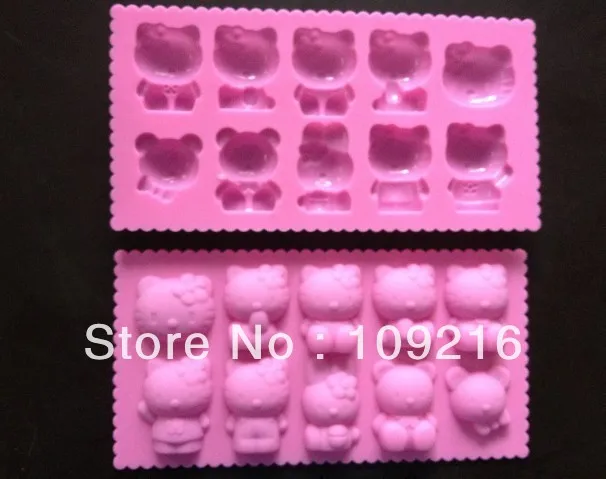 1 шт. зеленый хорошее качество 100% Пищевая силиконовая форма для шоколада/Маффин