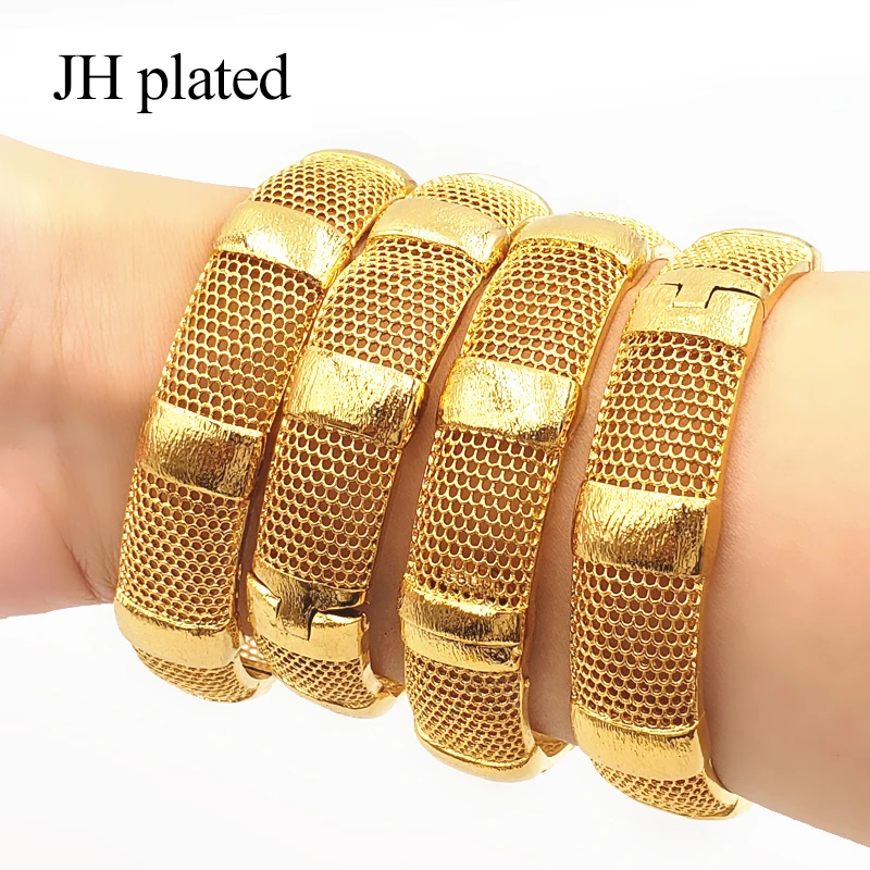 JHplated 4 штуки Женщины/Девочки свадебные браслеты эфиопские Ближний Восток