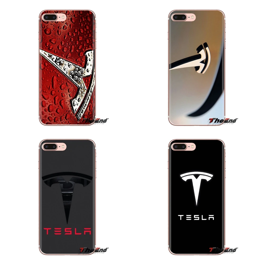 Силиконовый чехол с логотипом Tesla для Huawei G7 G8 P7 P8 P9 P10 P20 P30 Lite Mini Pro P Smart Plus 2017 2018 2019 |