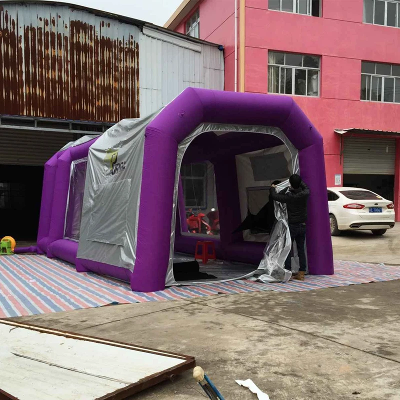 Портативный выдвижной надувной стенд для покраски автомобиля|booth| |