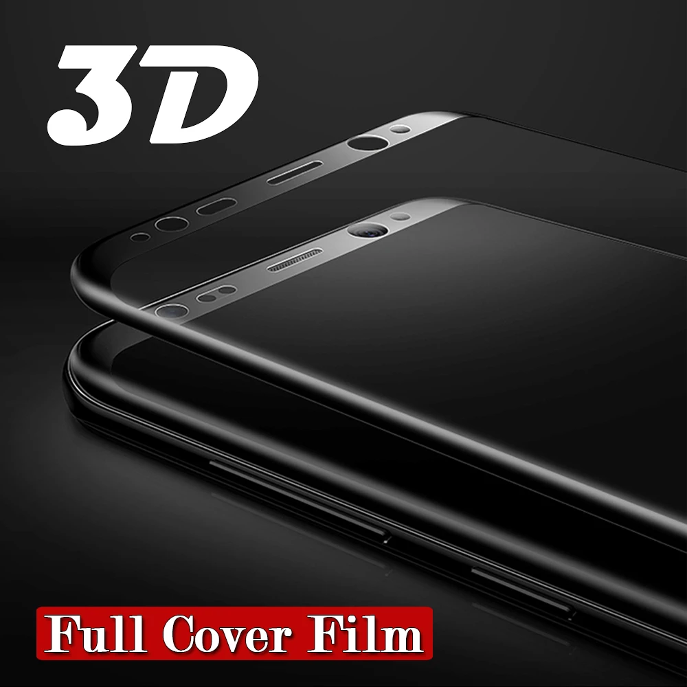 Для samsung Galaxy S8 плюс Стекло для samsung S8 закаленное Стекло Примечание 8 Экран протектор 3D изогнутые полное покрытие защитной пленка 9 H