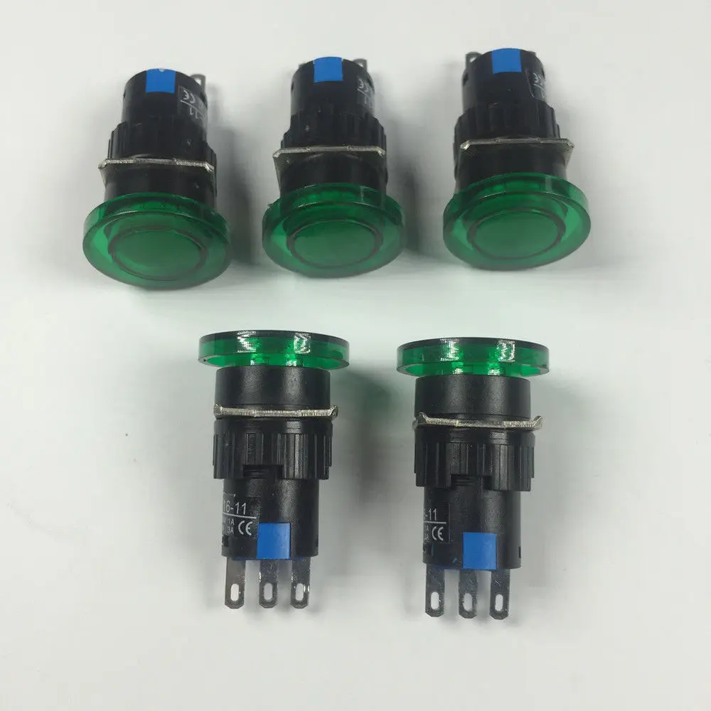 5 шт Грибная головка круглого типа 3 штифта самоблокирующийся кнопочный