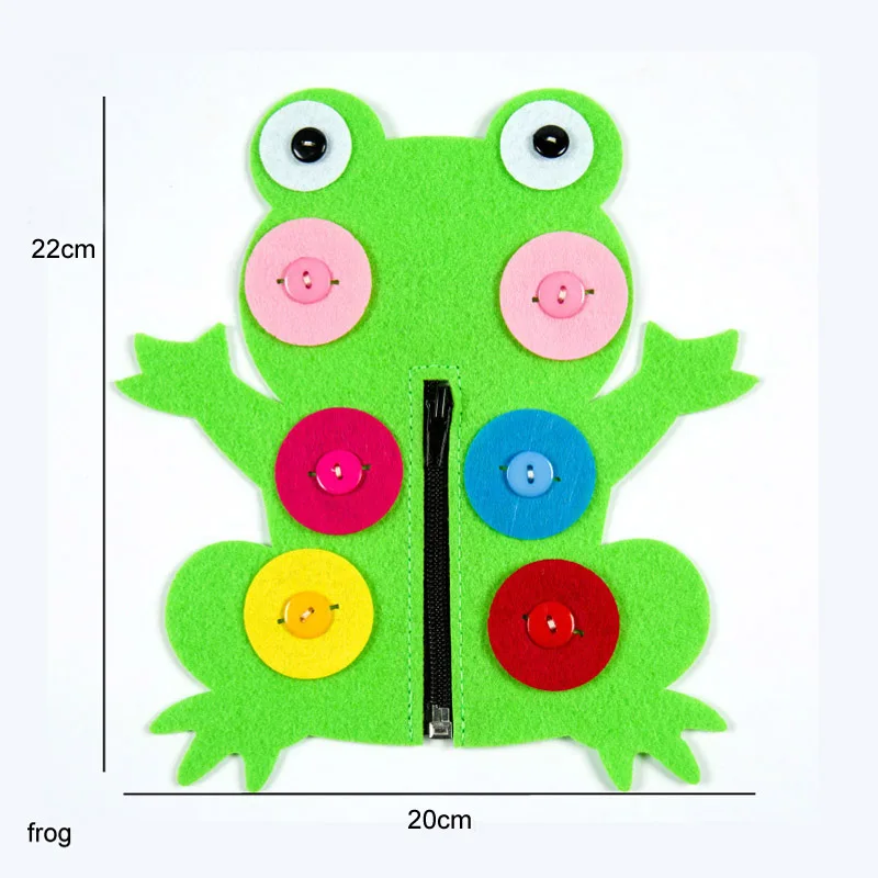 frog Ткань ручной работы с лесным животным тематический режущий Войлок детский сад Декор Дети Родители сотрудничество отделка украшения ручной работы войлок - Цвет: frog