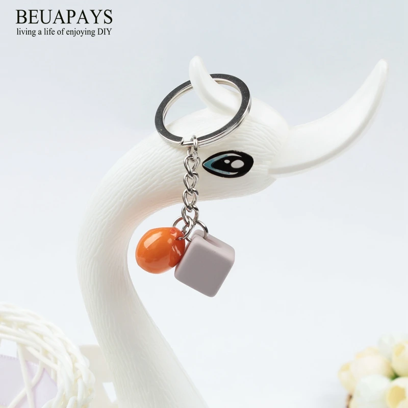 

30pcs Baby shower Decoration Birthday Wedding DIY Party Favors Gift Colorful Tofu Water Droplet Key Bag Mobile Phone Pendant