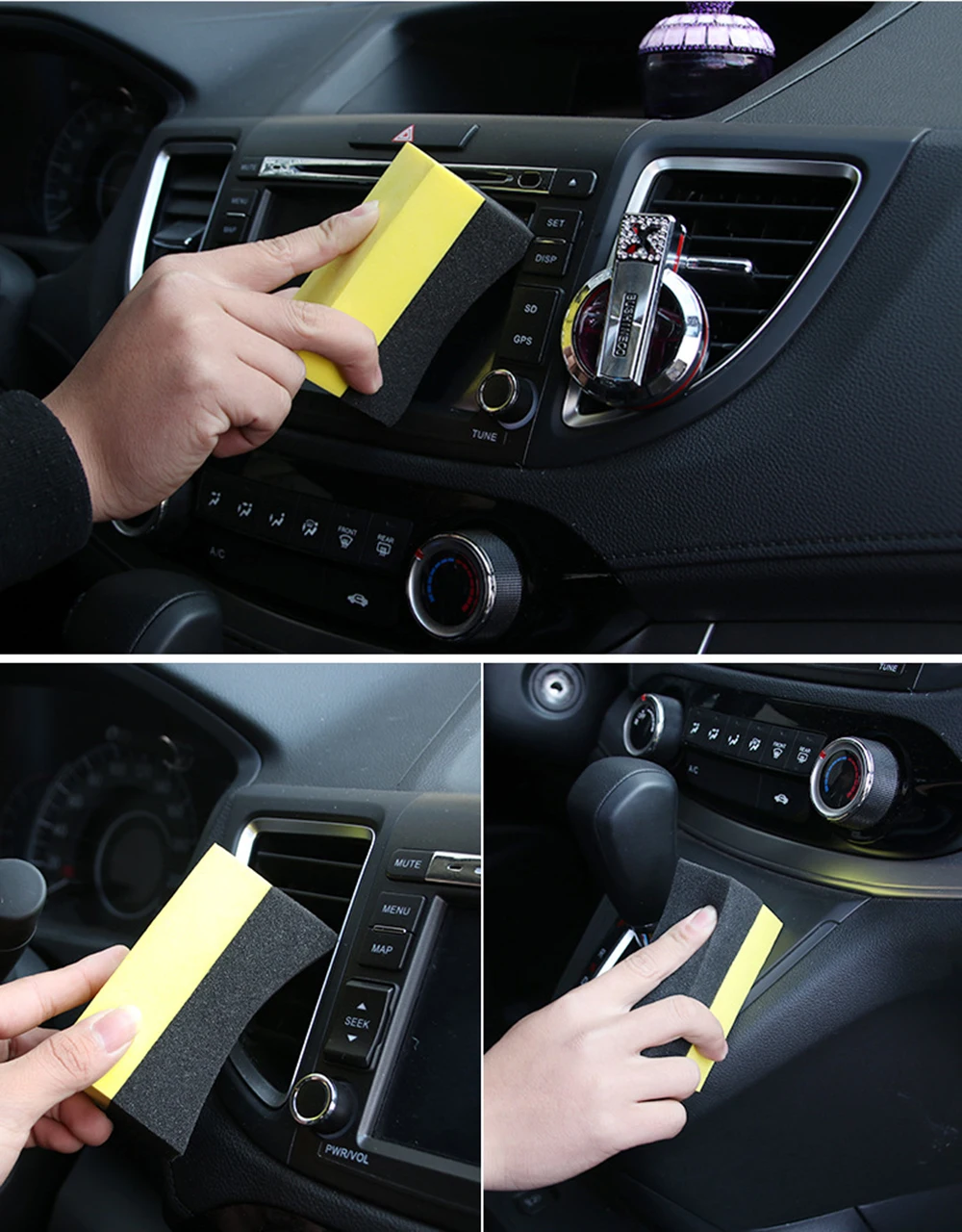 Щетка для шин EVA многофункциональная губка мытья автомобиля бытовая