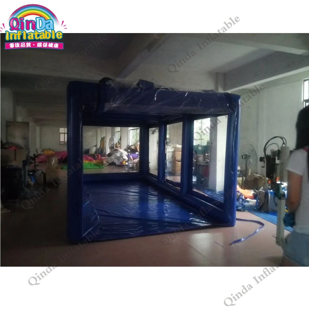 Новый дизайн надувной автомобиль хранения пузырчатая витрина 5 м тентовый гараж