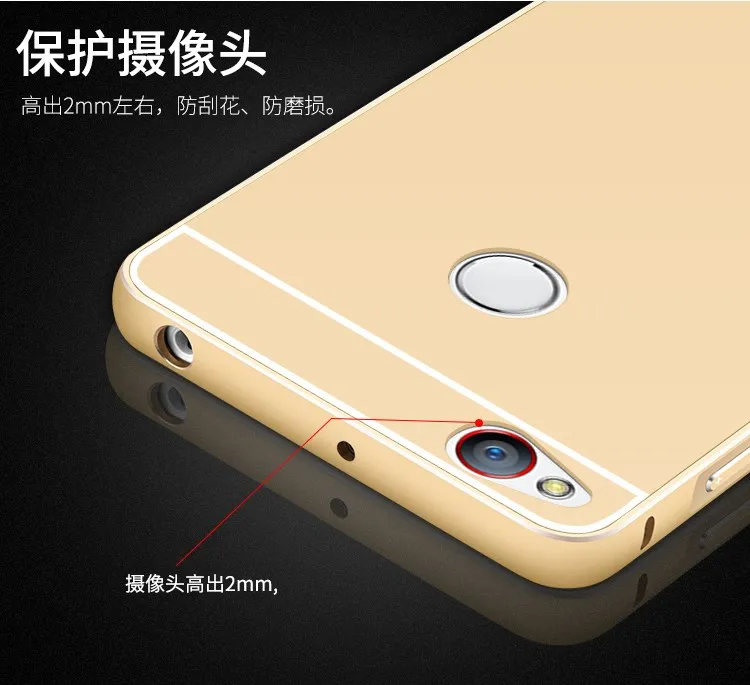 Для ZTE Nubia Z11 мини металлический корпус Алюминий бампер + PC акрил 2 в 1 задняя крышка