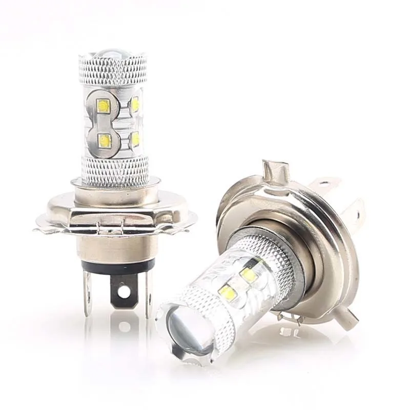 Зеленый L фар автомобиля 50 Вт H4 светодио дный 3535 SMD 10 чистый белый 6000 К авто лампа