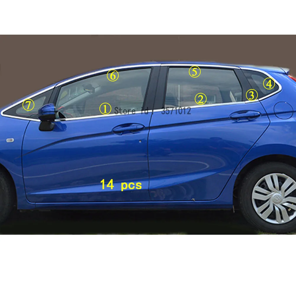 Штатив для кузова автомобиля Honda Fit Jazz 2014 2015 2016 2017 из нержавеющей стали |
