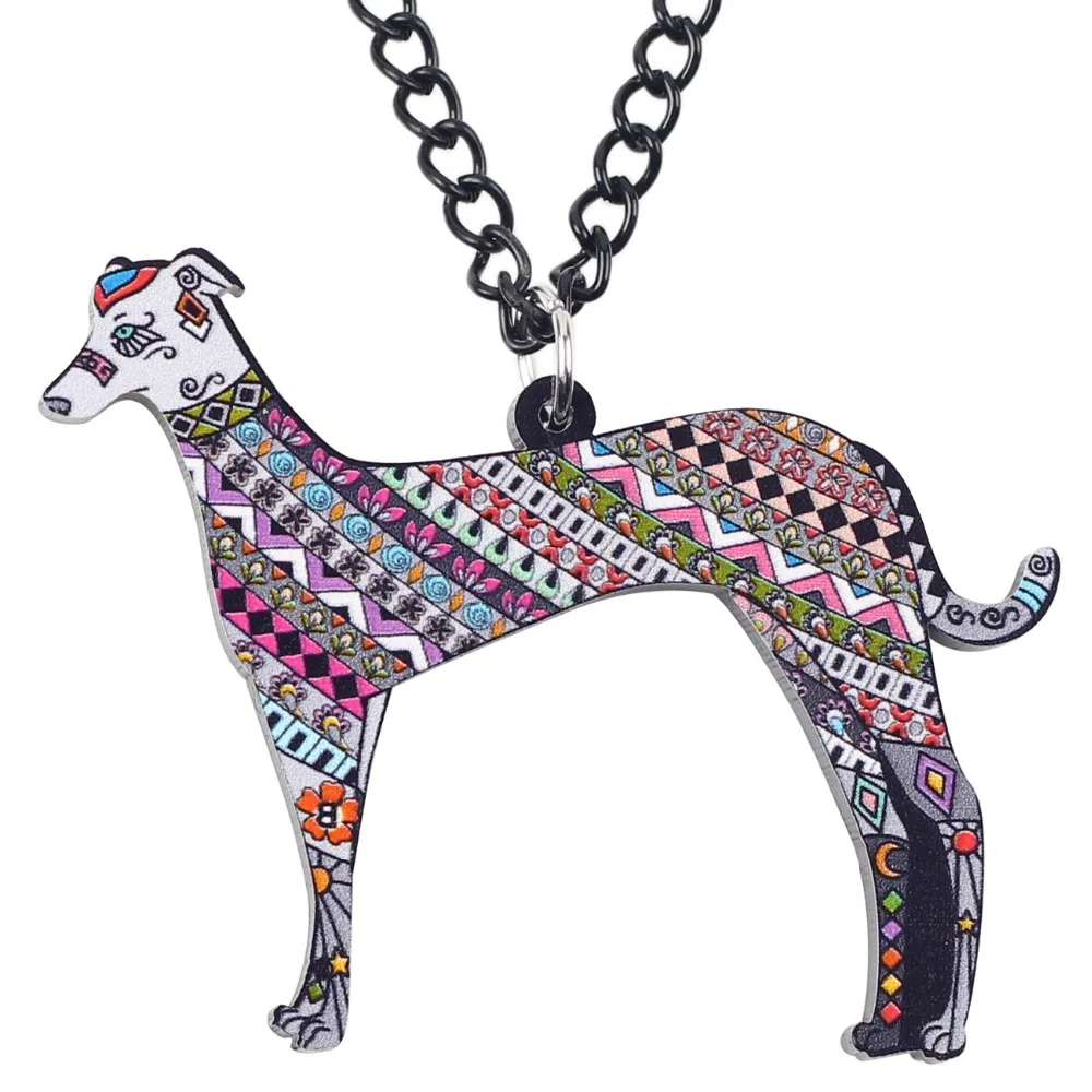 Оригинальная акриловая подвеска для собак WEVENI серое украшение цепочка воротника