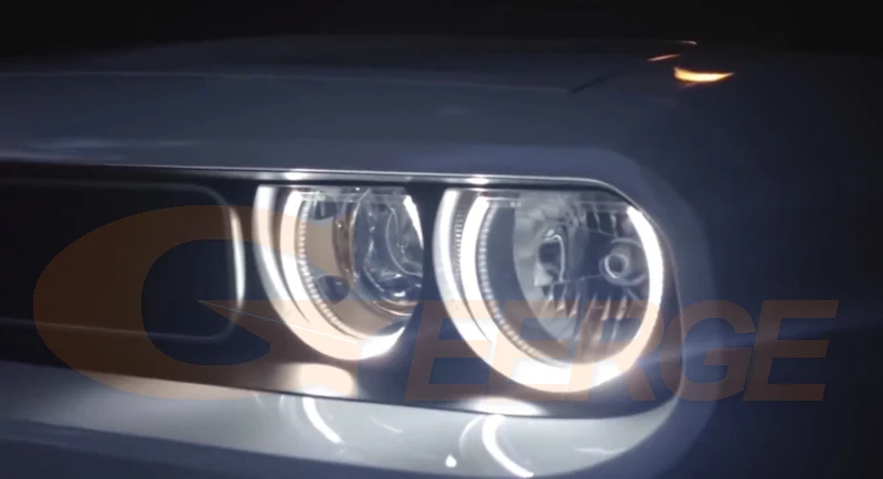 Для Dodge Challenger 2008 2009 2010 2011 2012 2013 Отлично 6 шт. smd супер яркий светодиодный Ангельские глазки комплект DRL