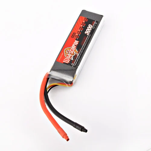 1 шт. Lipo батарея Wild scorpion RC 7 4 в 3000 мАч 60C lipo AKKU для радиоуправляемого квадрокоптера