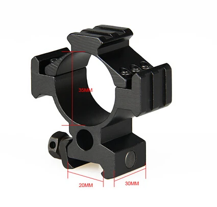 

1 pair High Quality Tactical 35mm Diameter Scope Rings Weaver Mount With 20mm Rail Base