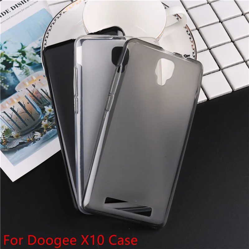 Пудинг задняя крышка мягкий силиконовый гель ТПУ чехол для Doogee X10 случаях|Сумки