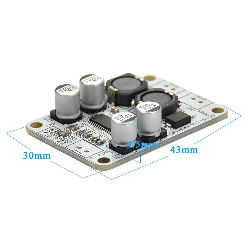 AIYIMA TPA3110 цифровой аудио усилитель доска 30 Вт PBTL моно Amplificador DC8-26V для 4-8Ohm динамик