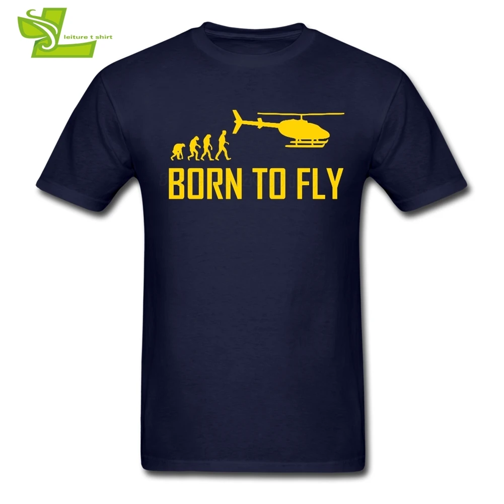 Футболка для мужчин летняя с круглым вырезом и принтом летательных аппаратов |