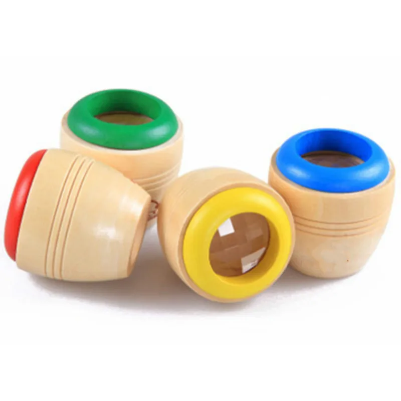 

2pcs Kaleidoscope Toy Kids Bee Eye Wooden Magic Colorful Kaleidoscope Children Preschool Educational Toys Random Colo