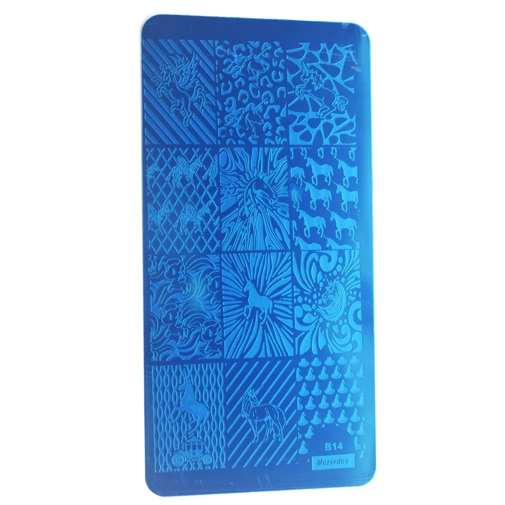 1 шт. прямоугольная штамповочная пластина Единорог Лошадь Леопард оригами шаблон