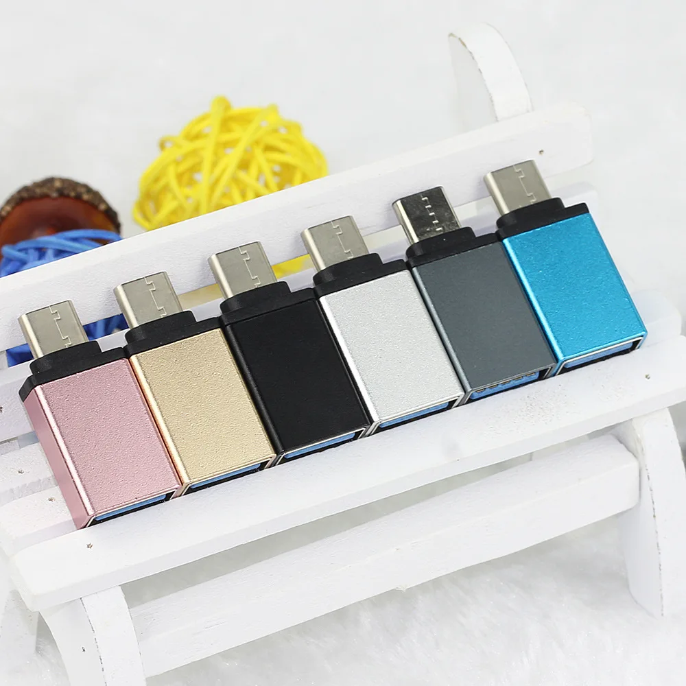 Antirr USB 3 1 Type C папа к 0 OTG металлический адаптер конвертер синхронизации данных