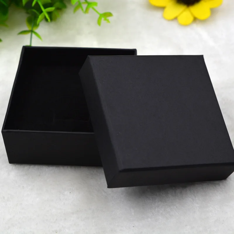 Retro Square Gift Box Empty Jewelry Storage Ring Necklace Container for Anniversary Valentine's Day Present | Дом и сад
