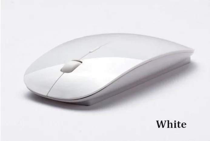 Тонкая и гладкая Портативная оптическая беспроводная мышь 2 4 ГГц с USB-приемником