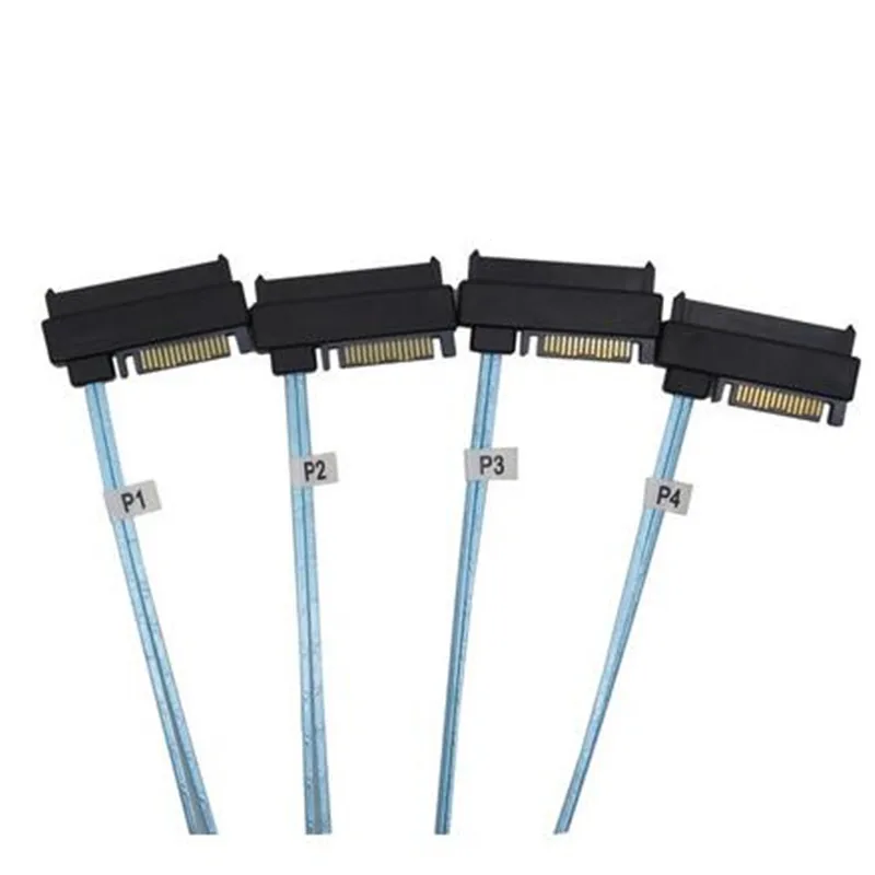 LBSC Mini SAS 36 SFF-8087 to (4) SFF-8482 Connector с SATA Power 1m | Электроника