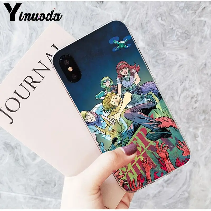 A6 Yinuoda Shaggy и Scooby Doo прозрачный мягкий для телефона чехол для Apple iPhone 8 7 6S Plus X XS MAX 5 5S SE XR мобильные чехлы - Цвет: A6