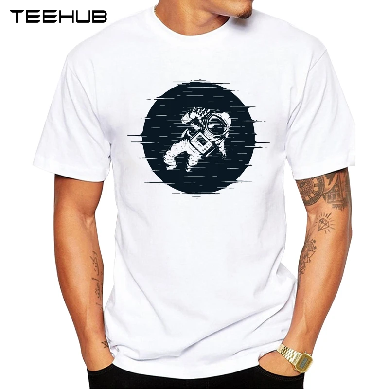 Новое поступление 2019 крутая Мужская модная футболка TEEHUB с блестками и