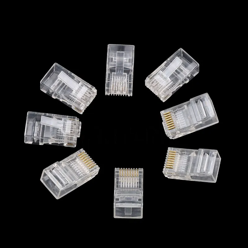 Модульный сетевой разъем kebidumei 50 шт. RJ45 RJ-45 CAT5 CAT5E Ethernet позолоченный лучшая акция |