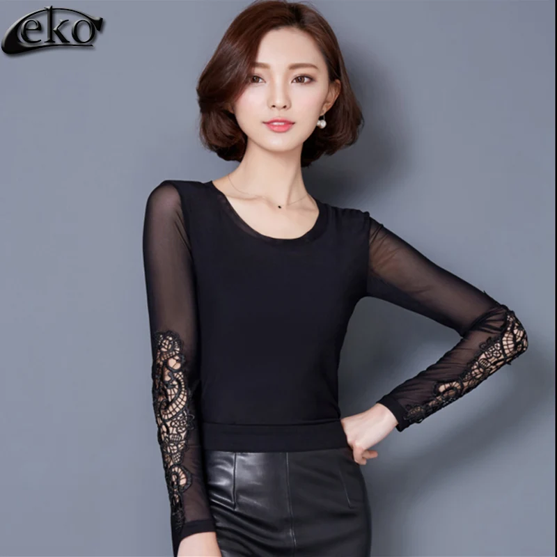 Плюс размер XXXL Сексуальная рубашка женская одежда 2016 новая мода крючком