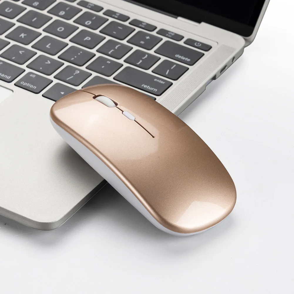 

New Wireless Mouse Chargeable Ultra-silent Click Optical Mouse Mice with USB Cable DOM668