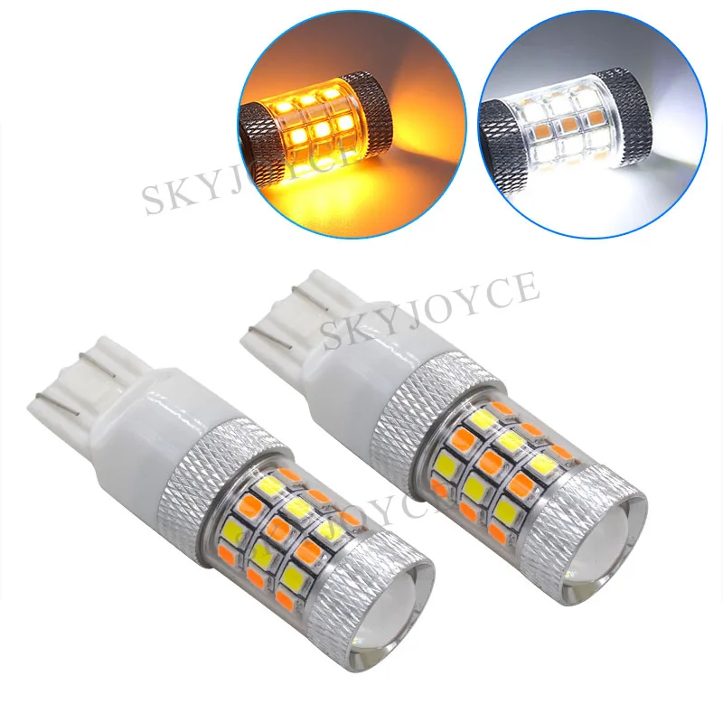 Автомобильный светодиодный фонарь SKYJOYCE T20 7443 2835 42SMD 12 В автомобильная лампа
