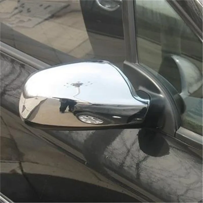 2 шт. ABS Хромированная боковая крышка зеркала заднего вида для PEUGEOT 307 2004-13 Чехол крыло зеркало пластик плтинг автомобиль-Стайлинг Аксессуары отделка