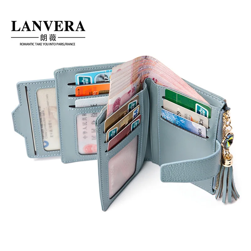 Wallet Women 2018 Genuine Leather Small Luxury Brand Short Ladies Wallets Designer Card Coin Holder | Багаж и сумки
