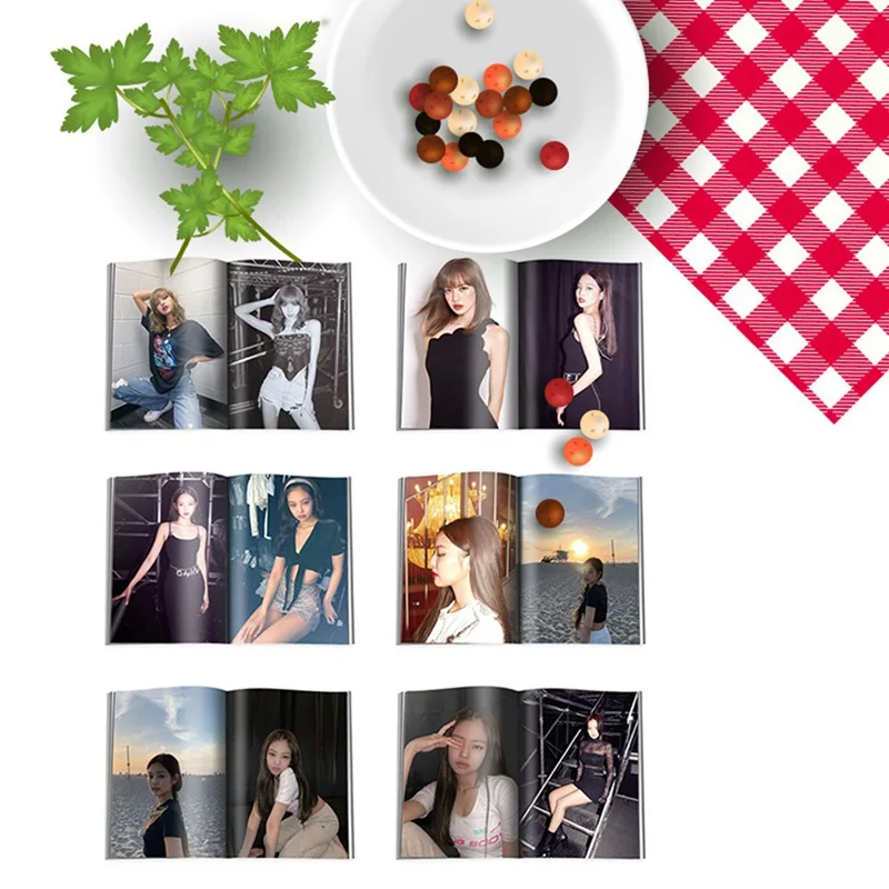BLACKPINK LOMO Card фотоальбом маленькие открытки фотооткрытки вентиляторы коллекция фотографий книга Канцелярский набор