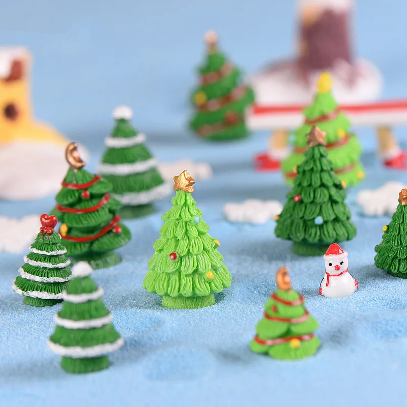 5 шт. миниатюрные украшения для сада с надписью Merry Christmas|Статуэтки и миниатюры| |