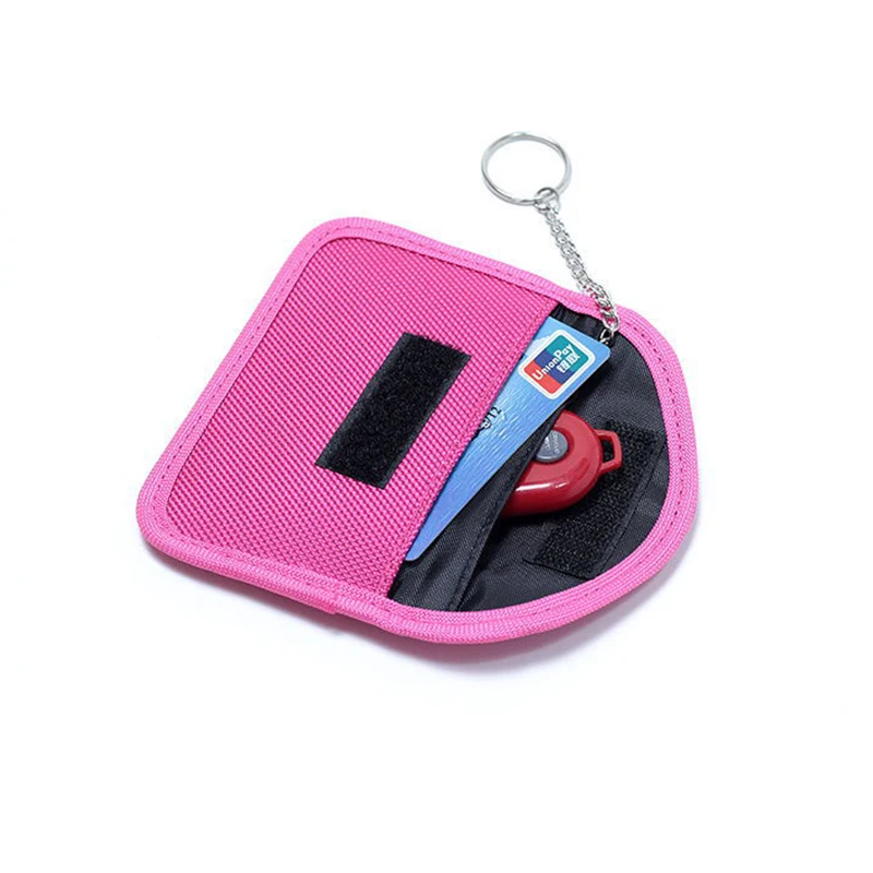 1Pcs Car key Bag Fob Signal Blocker Faraday Blocking Shielding Pouch Wallet Case For Privacy Protection card | Автомобили и